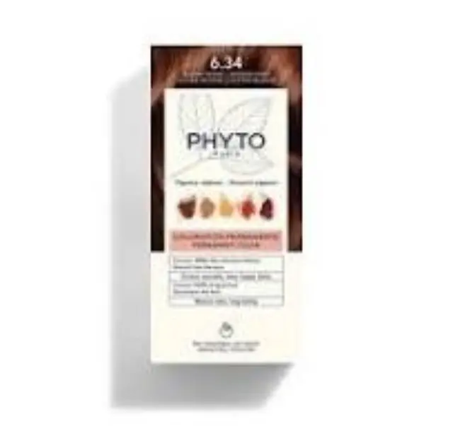 Phyto Phytocolor Μόνιμη Βαφή Μαλλιών - 6.34 Copper Blonde
