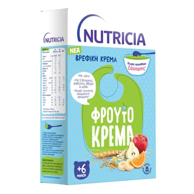 Nutricia | Βρεφική Κρέμα Φρουτόκρεμα από 6m+ | 250g