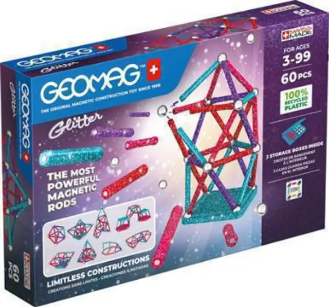 Geomag Σετ Glitter 60-Green