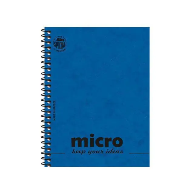 Typotrust Μπλοκ Σπιράλ Ριγέ 10x14.5 MICRO 80φ. (4602-1) (TYP4602-1) 2