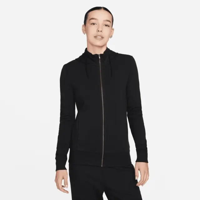 Nike Fleece Full-Zip Hoodie (DD5597-010) - Μαύρο