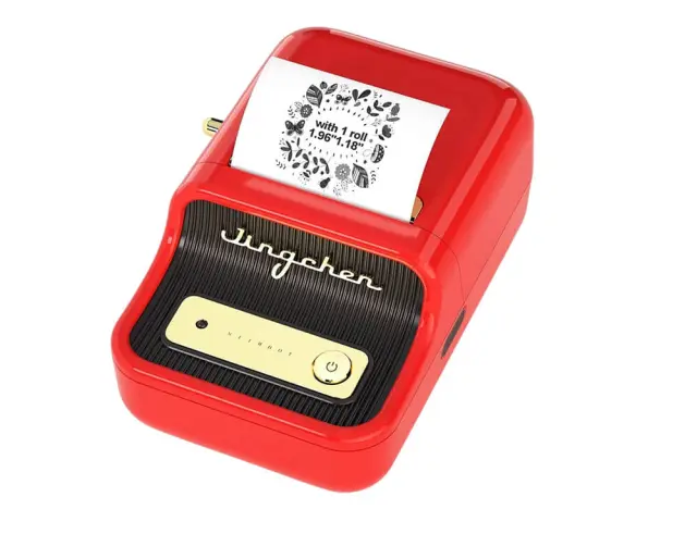 Niimbot Θερμικός Εκτυπωτής Ετικετών (B21S-RED) - Bluetooth - Ετικέτες πλάτους έως 50mm - 50 σελίδες ανά λεπτό - ΚόκκινοB21S-RED