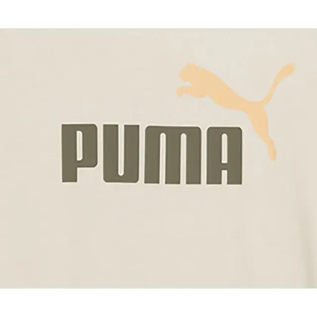 Puma Ess 2 Color Logo T-Shirt (684708-87) - Μπέζ 3