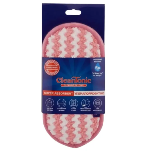CleanTonic Μαξιλαράκι Καθαρισμού Πολλαπλών Χρήσεων Ρόζ