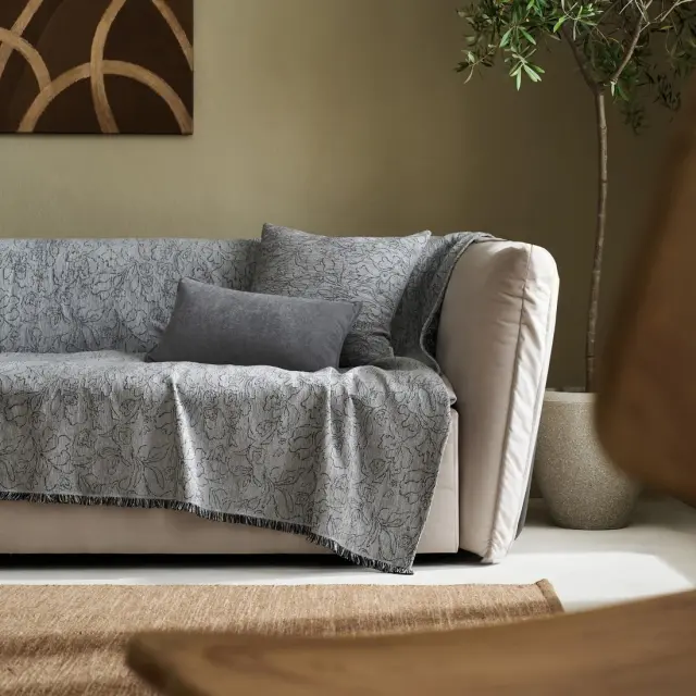 Ριχτάρι Πολυθρόνας Gofis Home Aradia 20-07-430-1/15 Pearl Grey 180x180 3