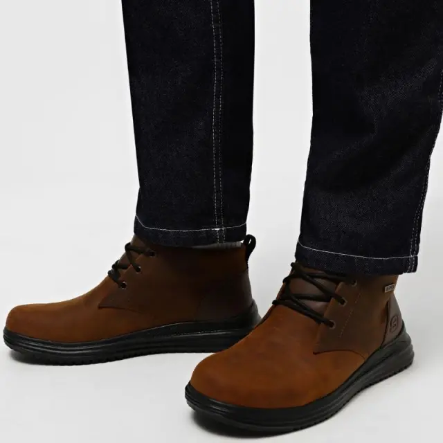 Aδιάβροχο Μποτάκι Skechers Proven Conklin 204873-CDB Καφέ - 44 3