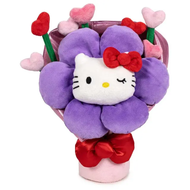 Λούτρινο Hello Kitty Μπουκέτο 28cm