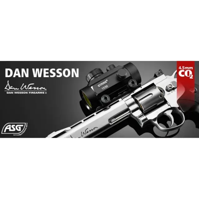 ASG Dan Wesson 6” Αεροβόλo Περίστροφο 4.5mm Ασημένιο 2