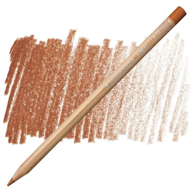 Ξυλομπογιά Caran d'Ache Luminance - 077 Burnt Ochre
