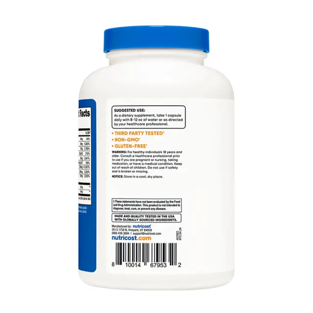 Nutricost Vitamin B Complex 240 Capsules 3