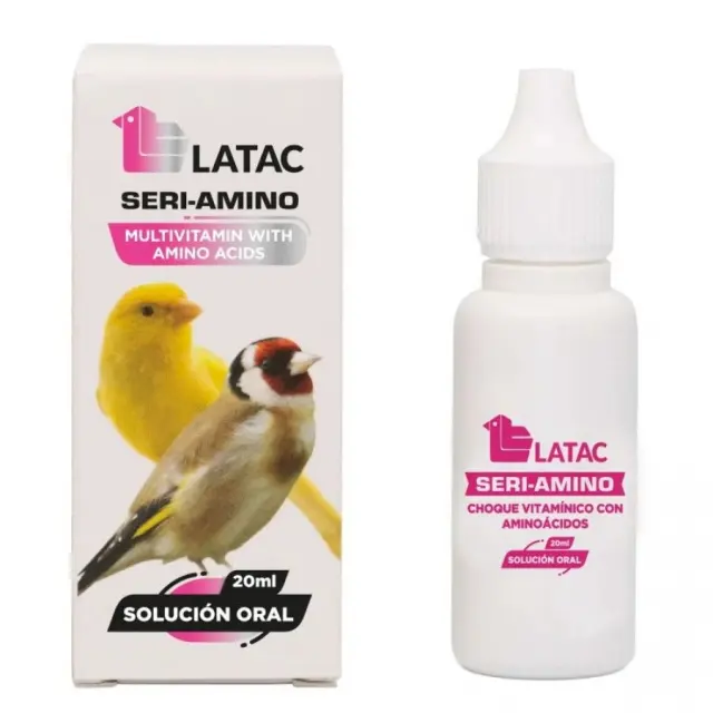 Latac Seri-Amino Συμπλήρωμα με Βιταμίνες και Αμινοξέα για Πτηνά 20ml