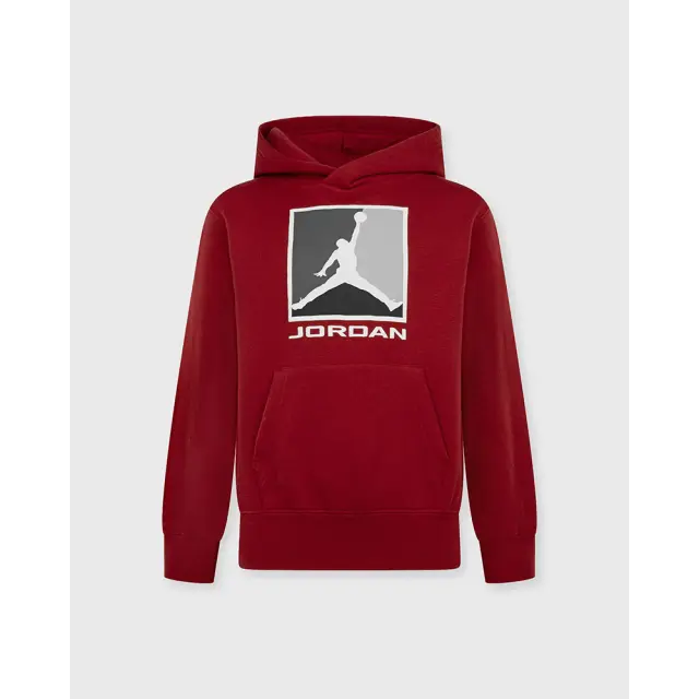 Jordan Essentials Baseline Fleece ΠΑΙΔΙΚΗ ΜΠΛΟΥΖΑ (95F083-R78) - Κόκκινο