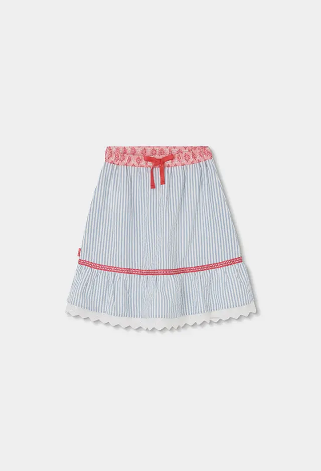 Boboli Poplin φούστα συνδυασμένη για κορίτσι 303095-9800 - 8