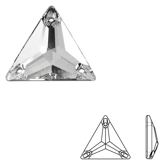 Swarovski Ραφτά 3270 Triangle Crystal 16mm - 2τεμ