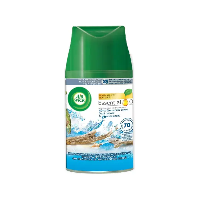 Airwick Αρωματικά Χώρου Ανταλλακτικό Freshmatic Turquoise Oasis 250ml
