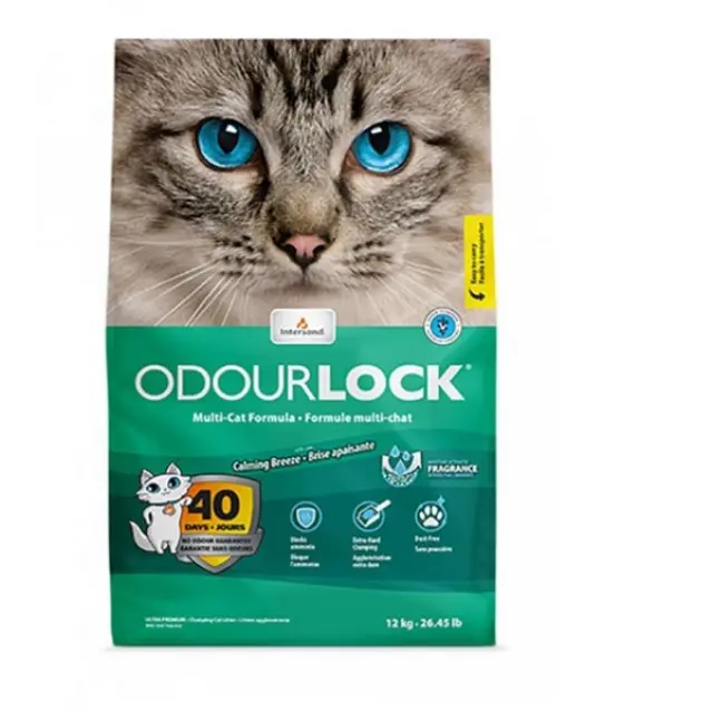 Άμμος Intersand Odourlock Calming Breeze Clumping 12kg