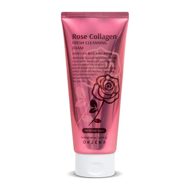 Orjena Rose Collagen Fresh Αφρός Καθαρισμού 180ml