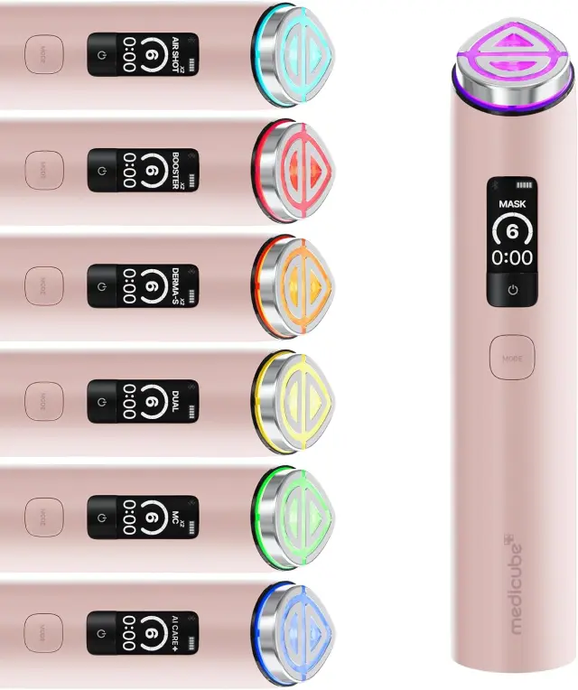 Medicube AGE-R BOOSTER Pro X2 Pink Edition - Συσκευή Ενίσχυσης & Περιποίησης Προσώπου 7-σε-1 σε Ροζ χρώμα 2