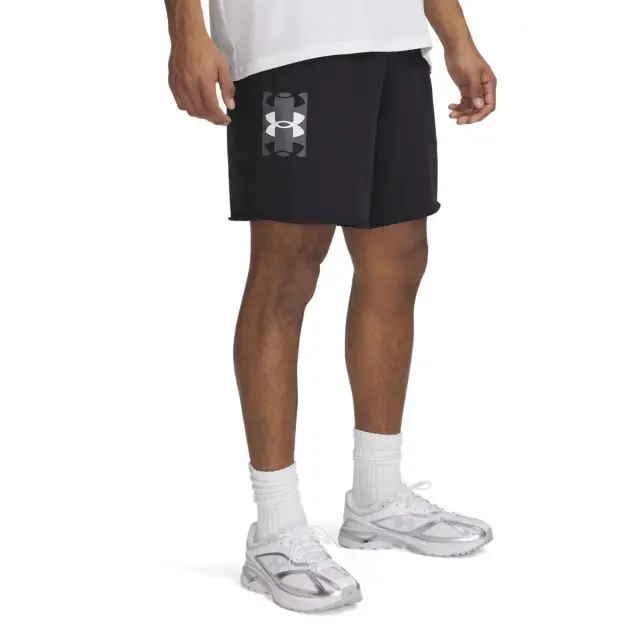 Under Armour Shorts Black Rival Terry Men's 1390147-001