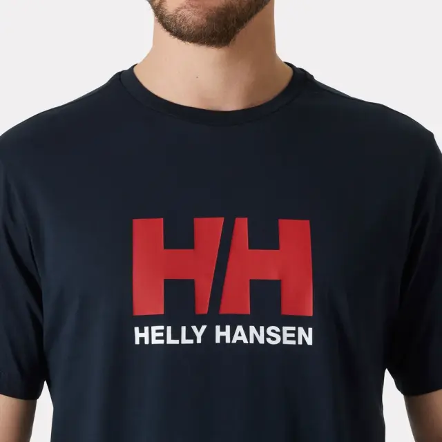 Helly Hansen HH Logo T-shirt 3.0 Ανδρικό - Navy - L 3