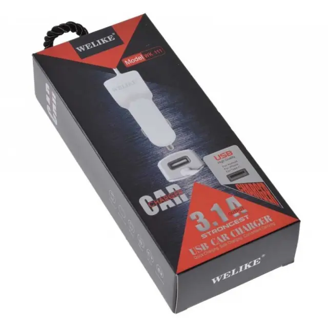 Φορτιστής αναπτήρα αυτοκινήτου - Quick Charger - Type-C - 3.1A - WK-111 - 711119 2