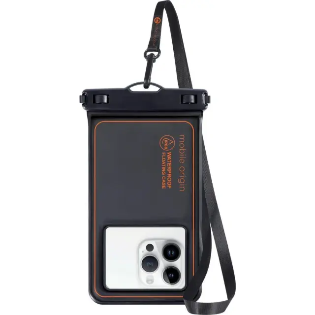 Mobile Origin Waterproof floating case 6,8", black/orange