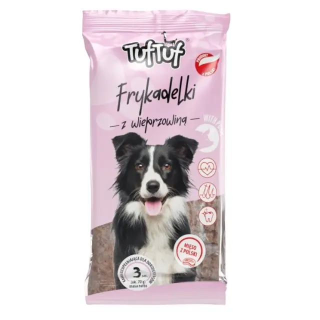 TUF TUF Meaty sticks with pork - dog treat - 70g