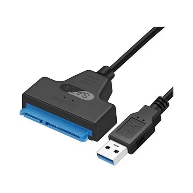 Καλώδιο Σύνδεσης Σκληρών Δίσκων 2.5" Powertech CAB-U032 PT Cable USB 3.0 To Sata Μαύρο