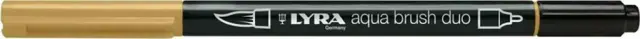 Μαρκαδόρος Πινέλο Lyra Aqua Brush Duo Brown Ochre/ 6520082 (Lyra)