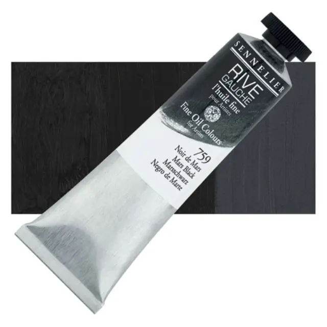 Sennelier Λάδι Rive Gauche 759 Mars Black - 40ml