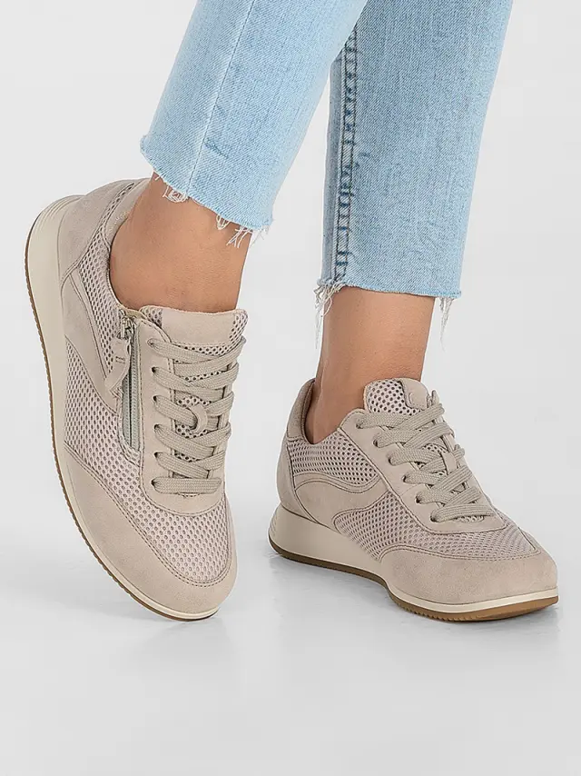 Gabor Sneakers Γυναικείο δέρμα Nubuck/ύφασμα Μπεζ GAB/46405 62-PUDER 2