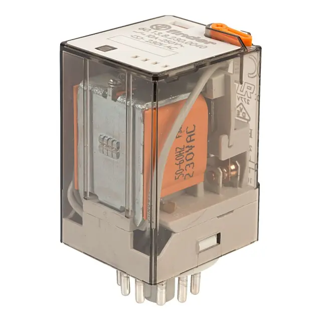Rel. 3CO 10A/230VAC/Agni/Test button/Mech.ind (60.13.8.230.0040)