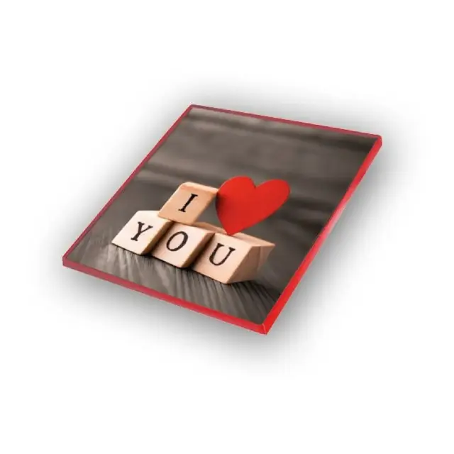 Άλμπουμ φωτογραφιών ,I LOVE YOU hearts, VALENTINE B, 24X24CM με 60 σελίδες χαρτόνι+ ριζόχαρτο, αγίου Βαλεντίνου 3