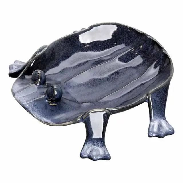 Διακοσμητική πιατέλα βάτραχος VAT130 μπλε 24.2x22.4x5.9cm Espiel Medium