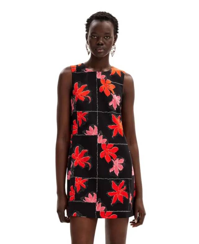 Desigual Mini Φόρεμα Μαύρο 24SWVW01-2000