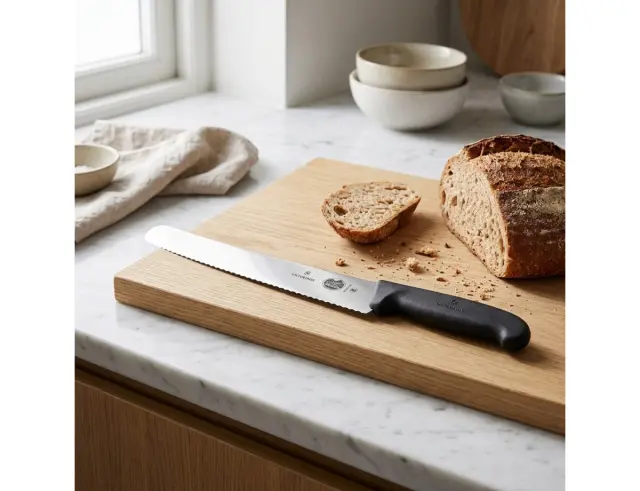 Μαχαίρι Τεμαχισμού - Ζαχαροπλαστικής Victorinox Fibrox με μήκος λεπίδας 26cm - Black5.2933.26