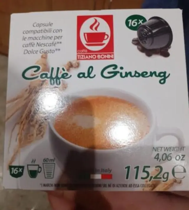 Tiziano Bonini Caffe Ginseng συμβατές Dolce Gusto - 16 τεμ.