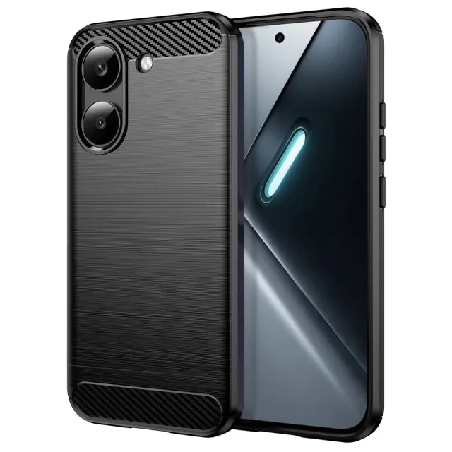 Techsuit - Carbon Silicone - Xiaomi Poco X8 Pro - Black