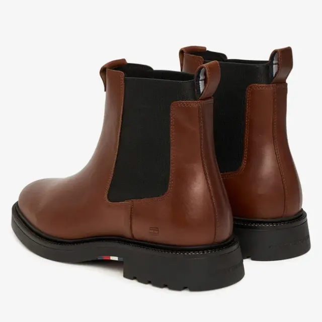 Ανδρικά Δερμάτινα Μποτάκια Tommy Hilfiger FM0FM05591-GVI Ταμπά Ταμπά - 42 3