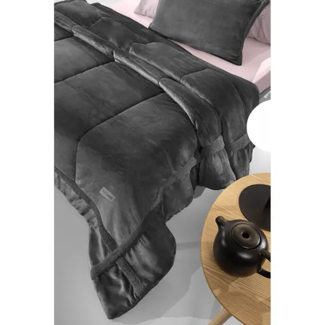 Πάπλωμα Υπέρδιπλο Guy Laroche Dario Anthracite 220x240 2