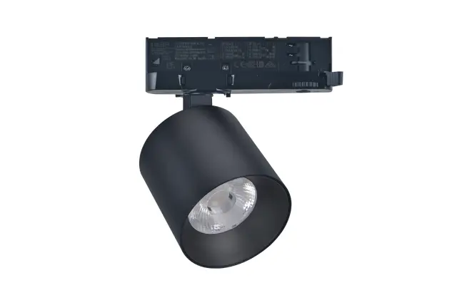LED ΣΠΟΤ ΡΑΓΑΣ 4 ΓΡΑΜΜΩΝ 40W ΝΤΙΜΑΡΙΖΟΜΕΝΑ 230V 4000K 38°ΜΑΥΡΟ