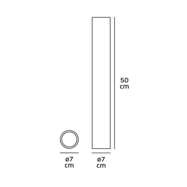 Rein Φωτιστικό οροφής κύλινδρος GU10/PAR16 L50cm λευκό-χρυσό Άσπρο/Χρυσό 3