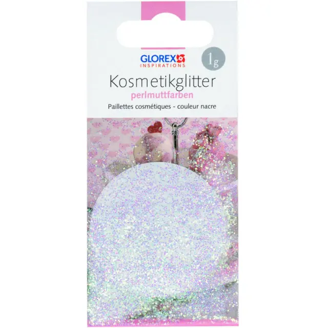 Glorex Καλλυντικό Γκλίτερ για Ενσωμάτωση σε Σαπούνια, Pearl Color - 1gr