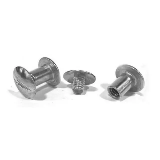 Βίδες Ασημί Φ10mm 12mm 100 τεμάχια