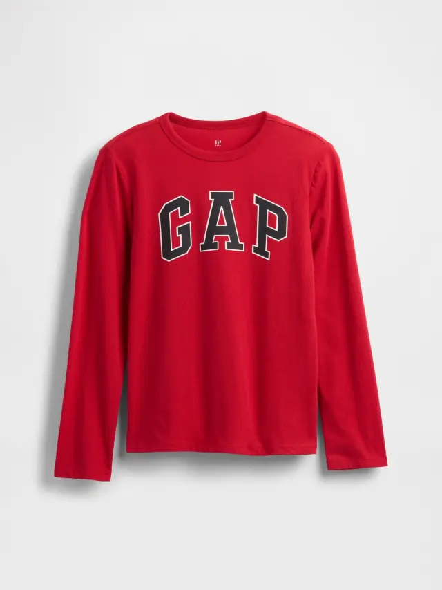 Παιδική Gap Logo Μπλούζα MODERN RED