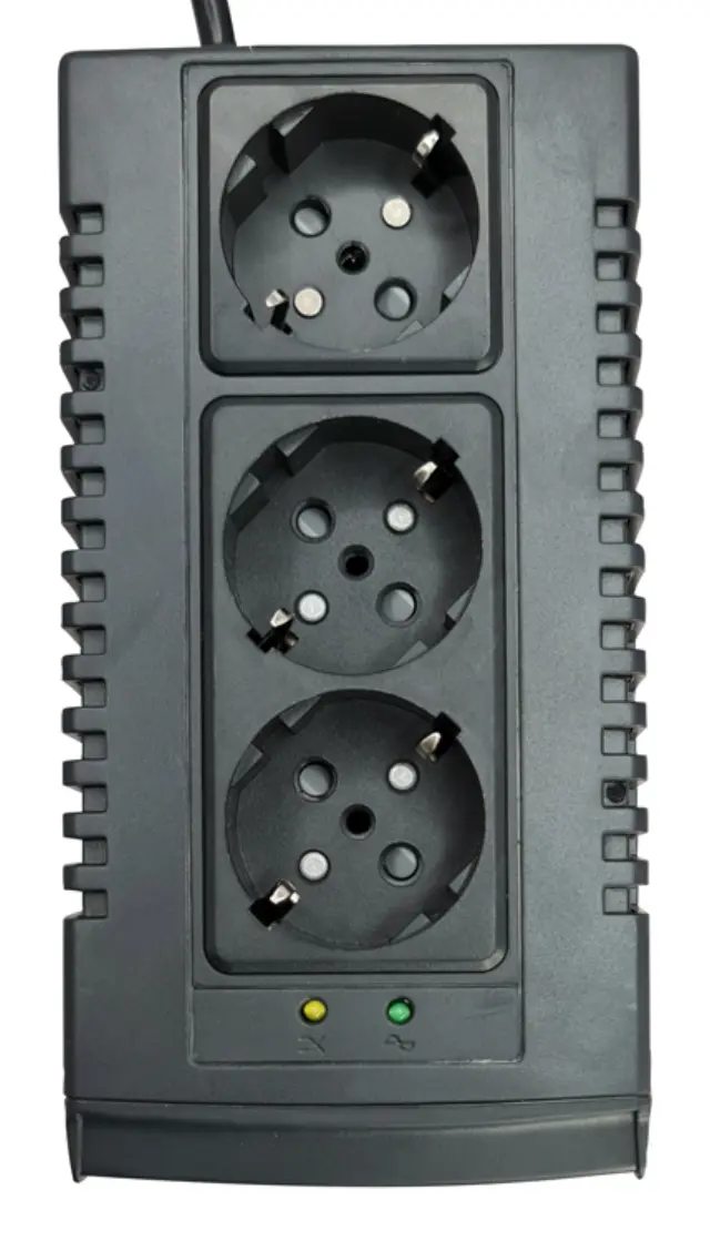 POWERTECH σταθεροποιητής ρεύματος PT-AVR-1500, 1500VA, 3x έξοδοι πρίζας 2