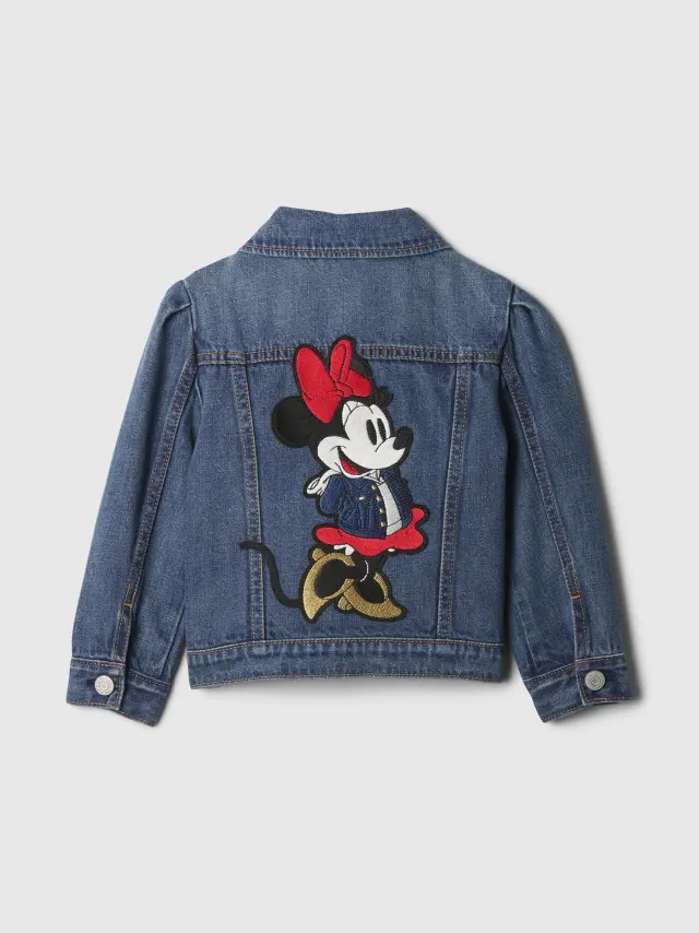 Gap Ã— Disney Baby Minnie Mouse Icon Denim Πανωφόρι Medium indigo - 12-18M
