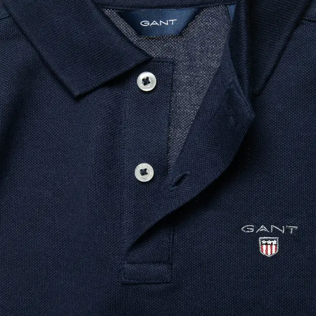Μπλούζα Gant polo με κέντημα 2