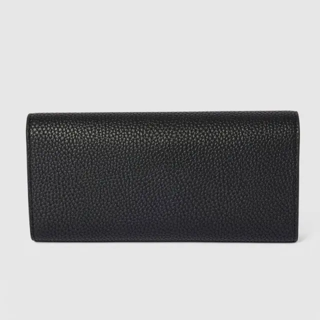 Tommy Hilfiger - Γυναικείο Πορτοφόλι Th Emblem Lrg Flap Wallet AW0AW14651-BDS Μαύρο 2