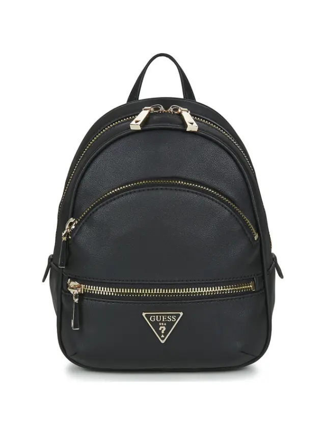 Guess Manhattan Γυναικεία Τσάντα Πλάτης Μαύρη BG699432-BLACK